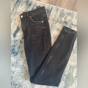 Zara Black High Rise Skinny Jeans